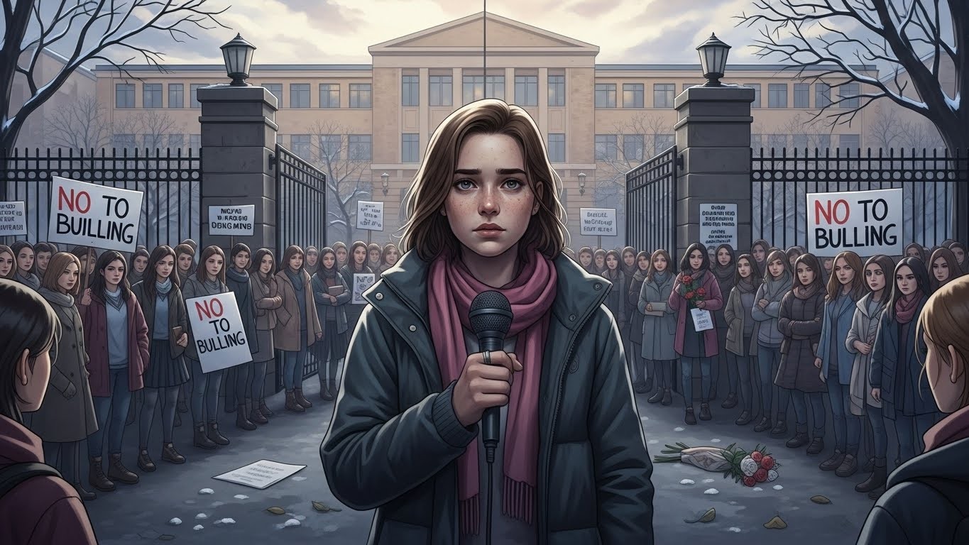 Découvrez comment une lycéenne de 16 ans, ancienne victime, mène la mobilisation après le suicide de Camélia, 17 ans, pour que la parole des jeunes compte vraiment face au harcèlement scolaire.