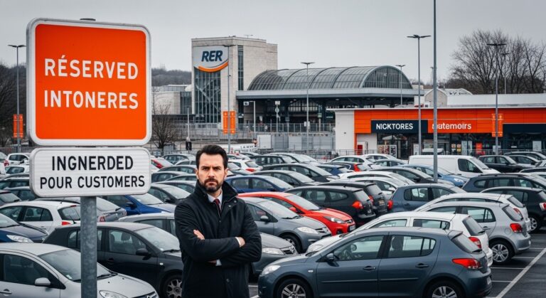 Supermarché Gare RER C : Ras-le-Bol du Parking Saturé