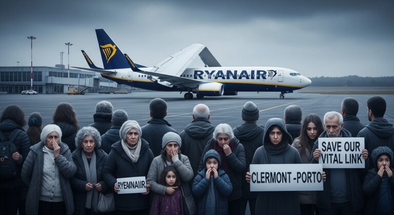 Suppression Ryanair Clermont-Porto : Communauté Portugaise en Colère