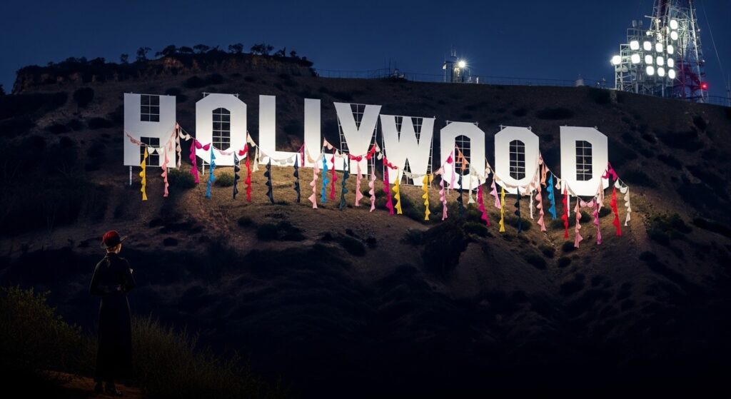 Sydney Sweeney et le Coup d&rsquo;Éclat au Hollywood Sign pour sa Marque de Lingerie