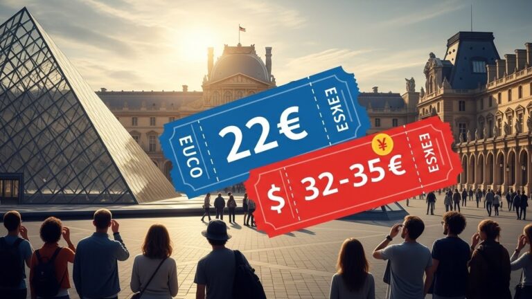 Tarifs Plus Chers au Louvre et Versailles pour les Visiteurs Extra-Européens