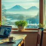 Télétravail Face aux Volcans : Boom des Gîtes en Auvergne