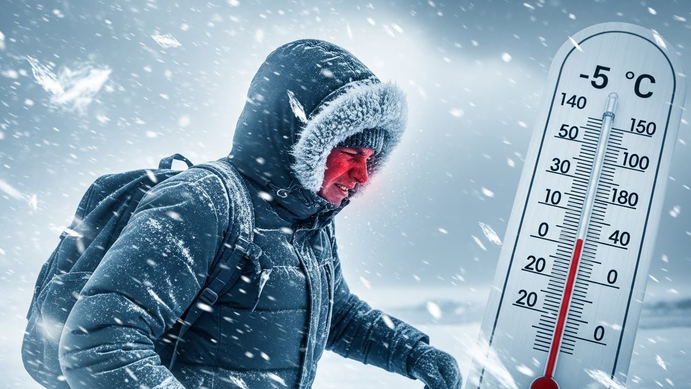 Découvrez ce qu'est vraiment la température ressentie, pourquoi le vent transforme un froid modéré en véritable calvaire et comment bien s'en protéger cet hiver.