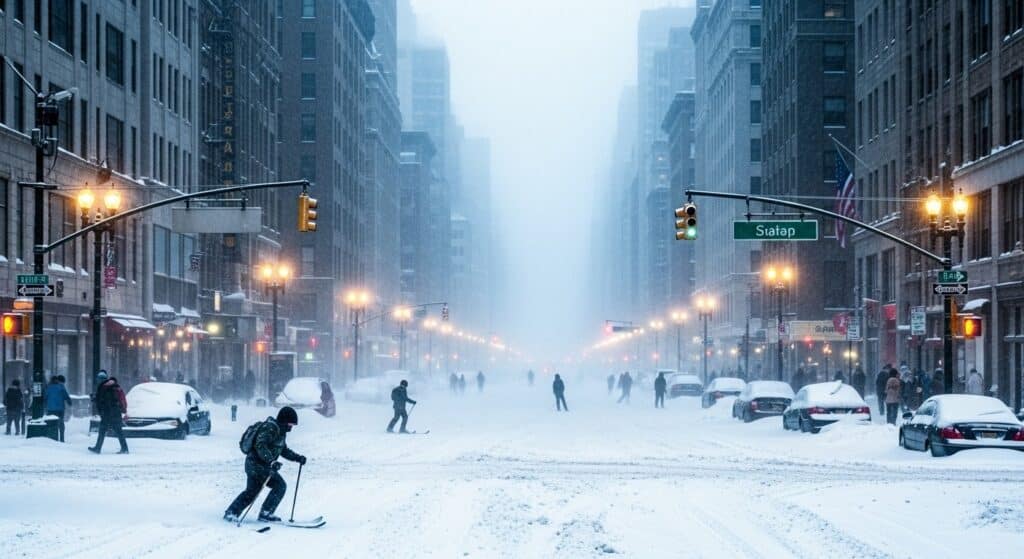 Tempête de Neige Historique aux États-Unis : Images et Conséquences