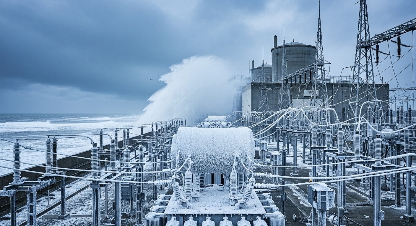 Découvrez comment la tempête Goretti a paralysé la centrale nucléaire de Flamanville avec du sel marin déposé partout. Pourquoi l'arrêt dure depuis 15 jours et ce que ça change pour l'énergie en France.