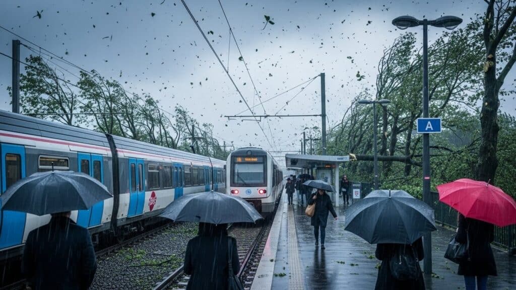 Tempête Goretti : RER A Paralysé par Chutes d&rsquo;Arbres