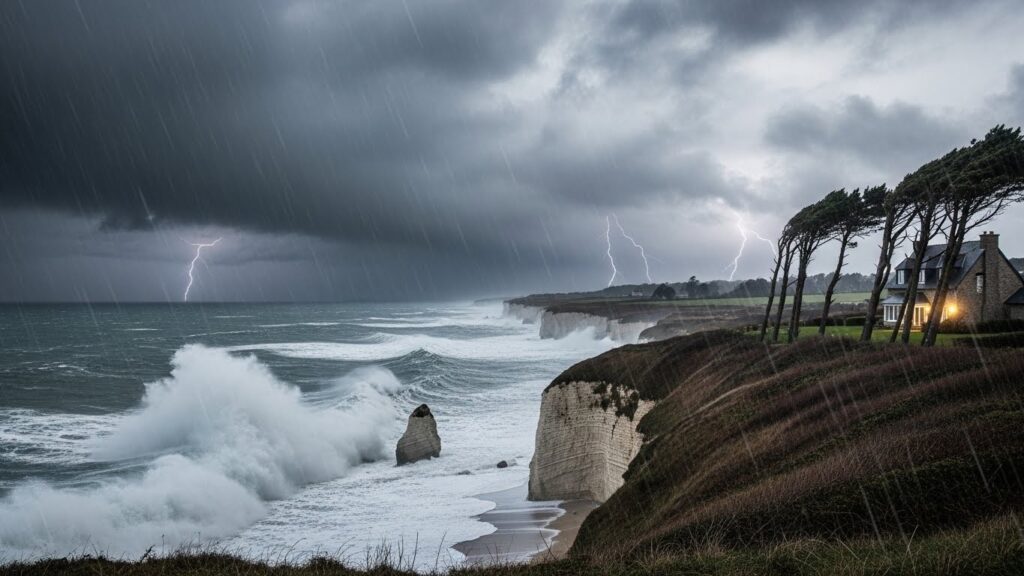 Tempête Goretti : Vigilance Rouge dans la Manche et 32 Départements en Orange