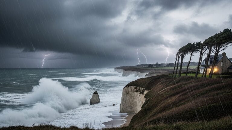 Tempête Goretti : Vigilance Rouge dans la Manche et 32 Départements en Orange