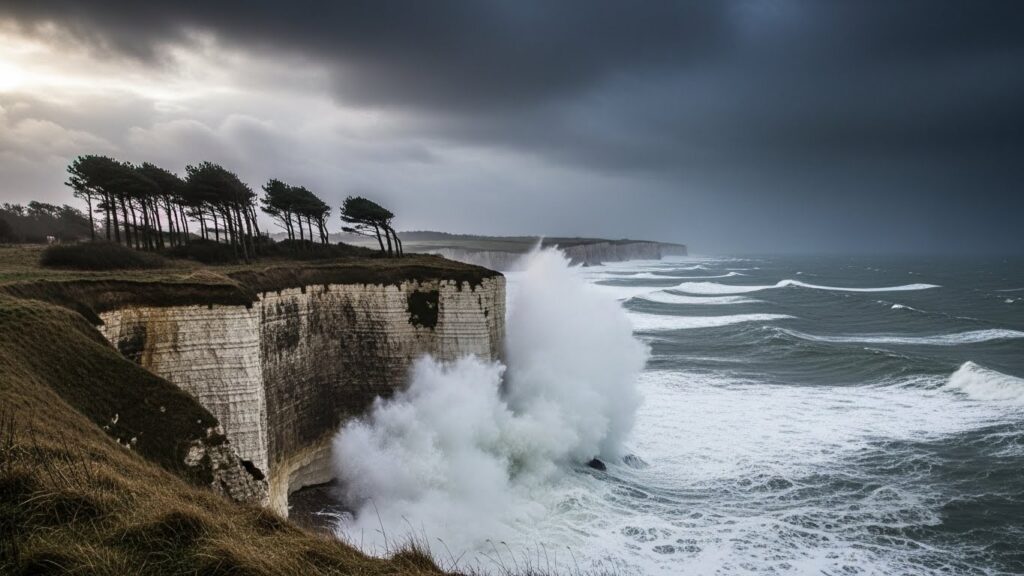 Tempête Goretti : Vigilance Rouge dans la Manche pour Vents Violents