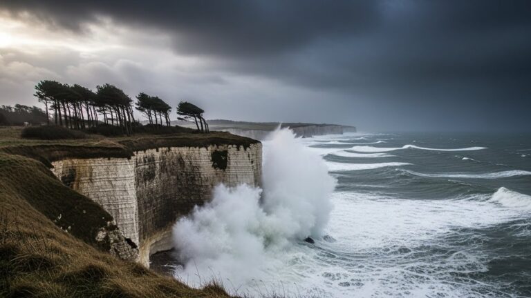Tempête Goretti : Vigilance Rouge dans la Manche pour Vents Violents