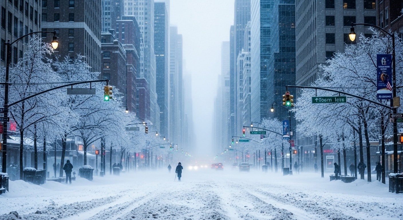 Une méga tempête hivernale frappe les États-Unis avec neige abondante, verglas et froid extrême. États d'urgence, coupures d'électricité et risques mortels : découvrez l'ampleur de cette catastrophe naturelle en 2026.