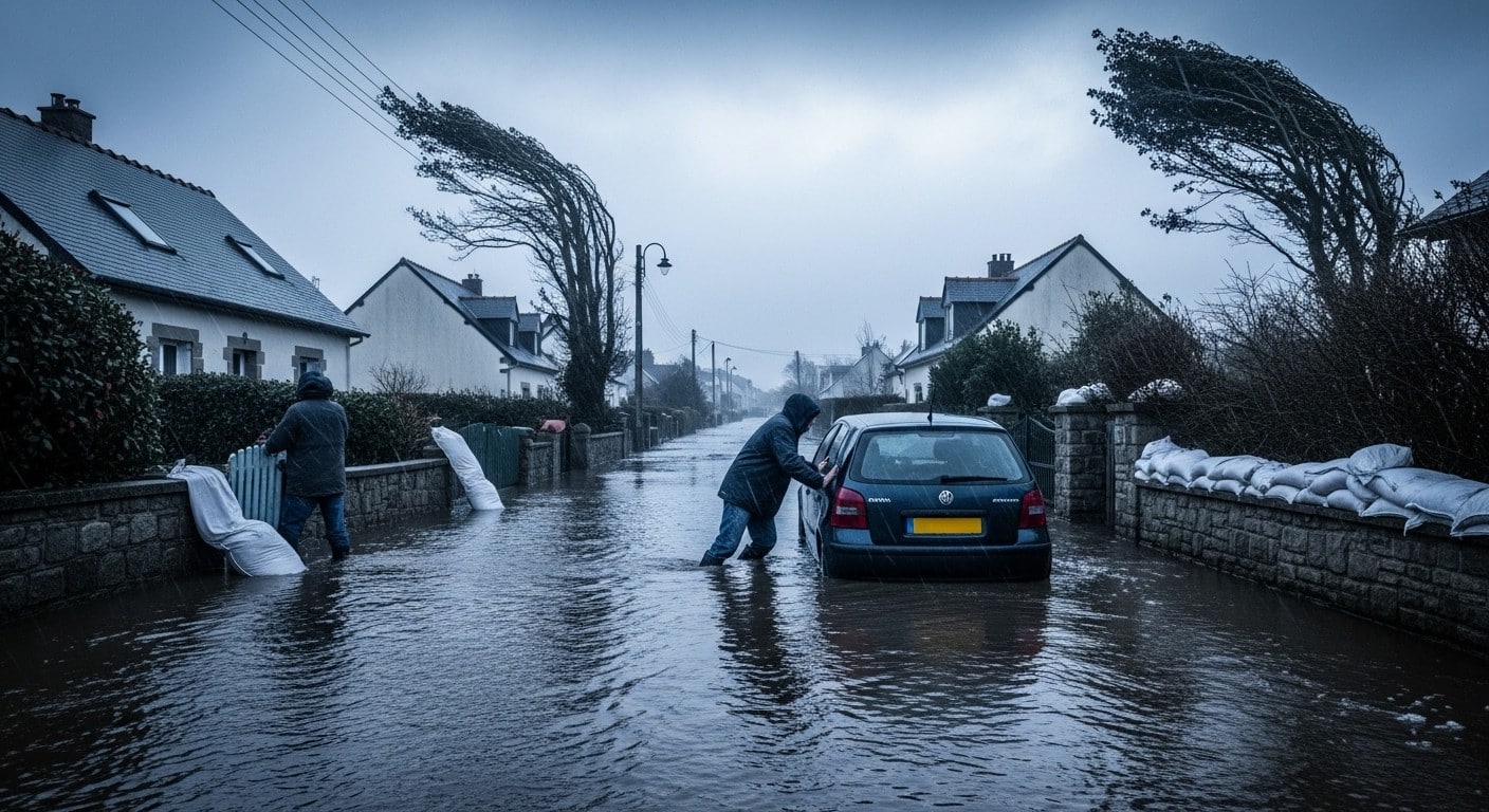 Pluies torrentielles, rivières en crue et voitures englouties : découvrez comment la tempête Ingrid a semé le chaos à Quimper en janvier 2026, avec des témoignages poignants et des craintes pour la suite.