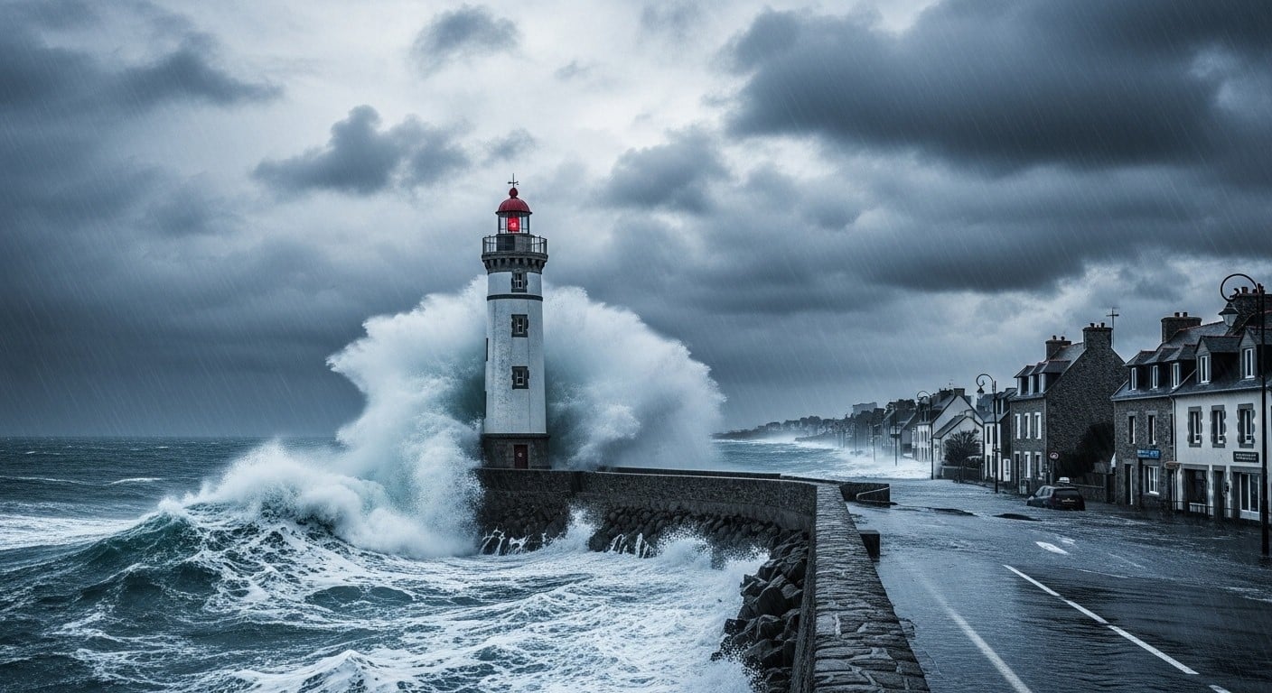 Découvrez les impacts de la tempête Ingrid en Bretagne : vigilances orange pluie, crues et submersion dans le Finistère, Morbihan et Ille-et-Vilaine. Rafales à 130 km/h et inondations.
