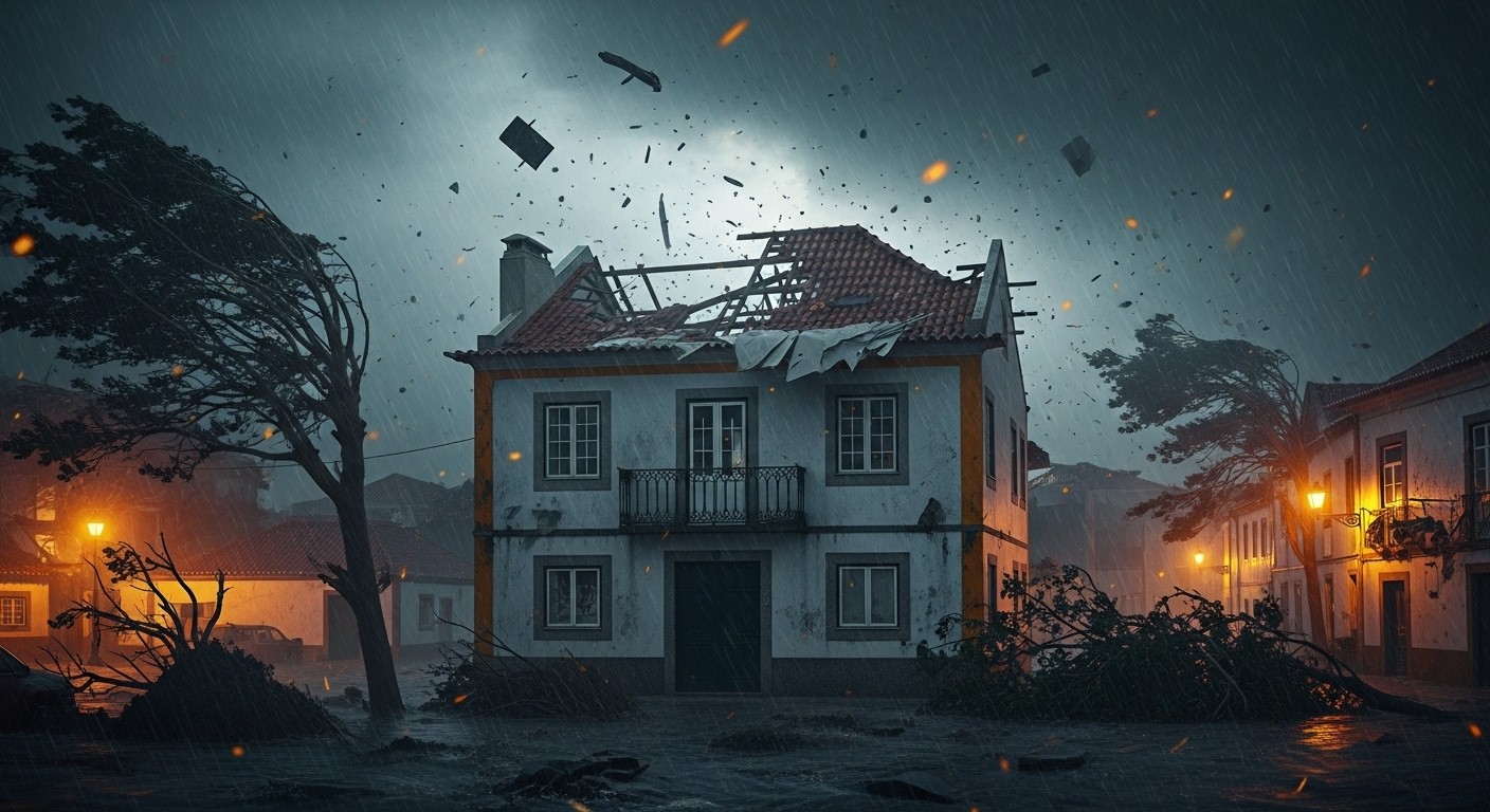 La tempête Kristin a dévasté le Portugal avec des vents jusqu'à 170 km/h, faisant au moins 5 morts, des toits envolés et 450 000 foyers sans électricité. Découvrez le bilan tragique et les conséquences.