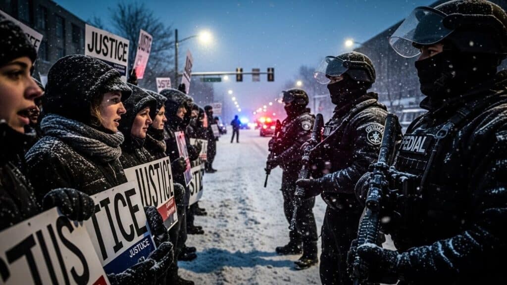 Tensions à Minneapolis : Armée en Alerte Face aux Manifestations