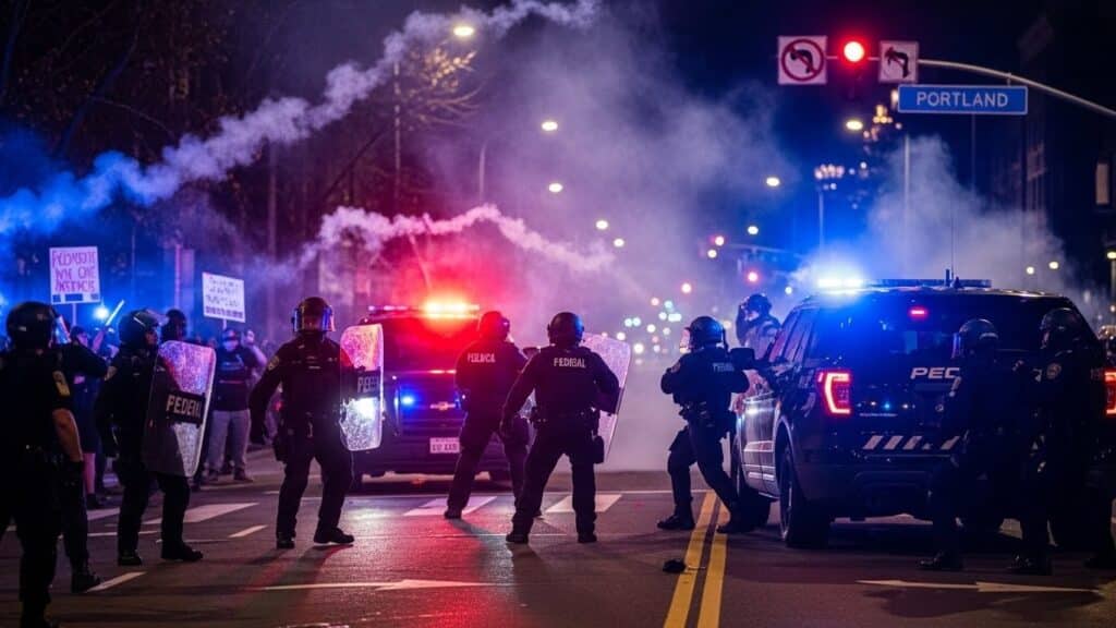 Tensions aux États-Unis : Tirs de l&rsquo;ICE à Portland