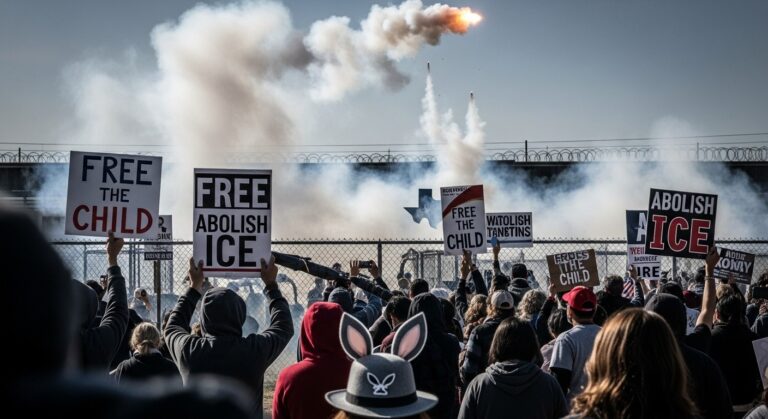 Texas : Manifestation pour Enfant Migrant Dispersée au Gaz