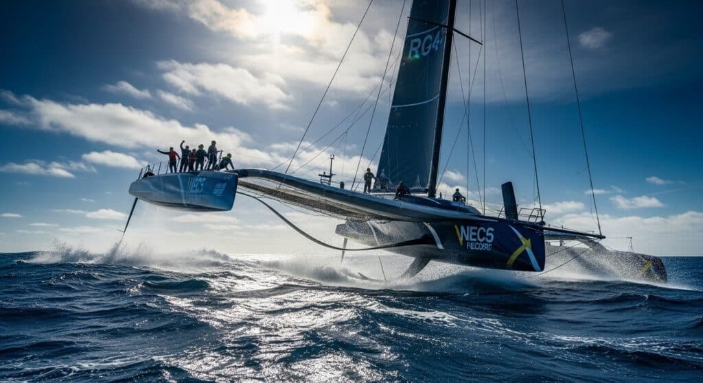 Thomas Coville Bat le Record du Tour du Monde à la Voile