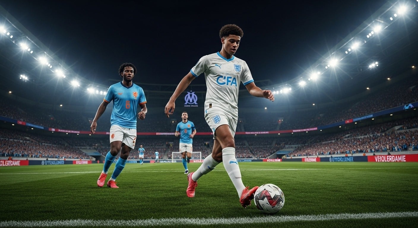 Découvrez comment Quinten Timber et Ethan Nwaneri ont brillé dès leurs débuts avec l'OM contre Lens (3-1). Des recrues qui relancent Marseille en Ligue 1 !