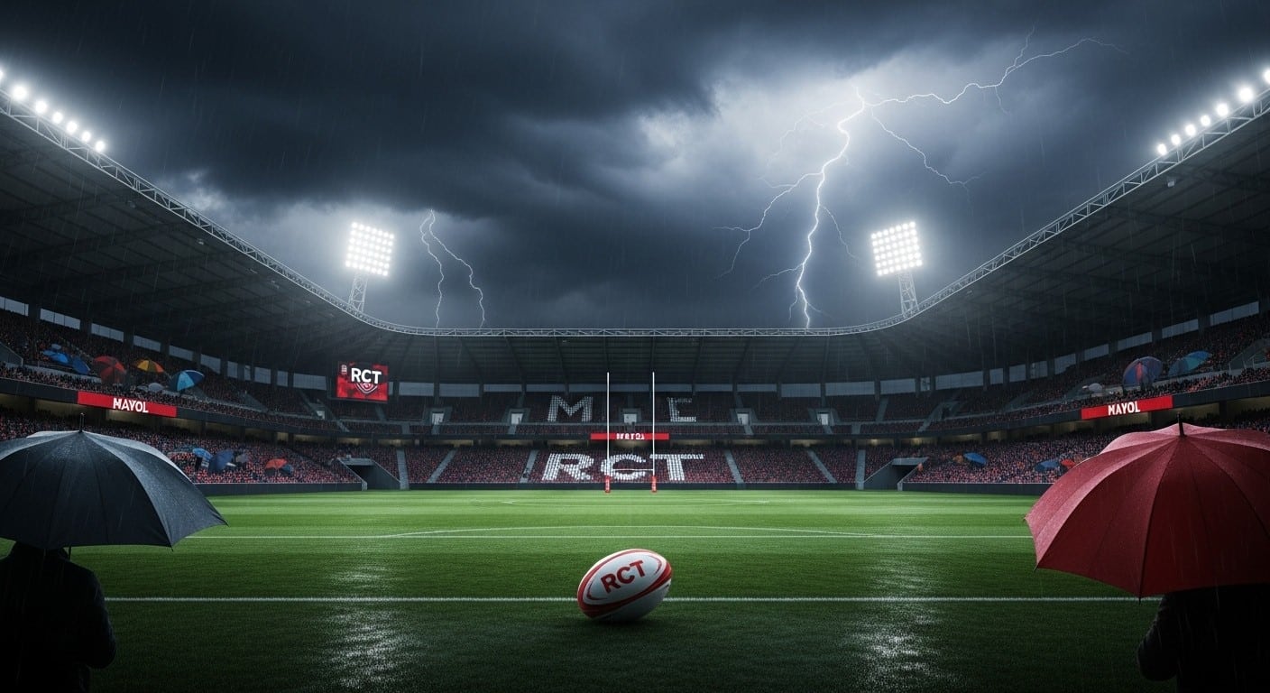 Le match Top 14 Toulon vs Montpellier décalé dimanche à cause d'orages violents dans le Var. Découvrez les raisons, impacts et ce que ça change pour les équipes et supporters.