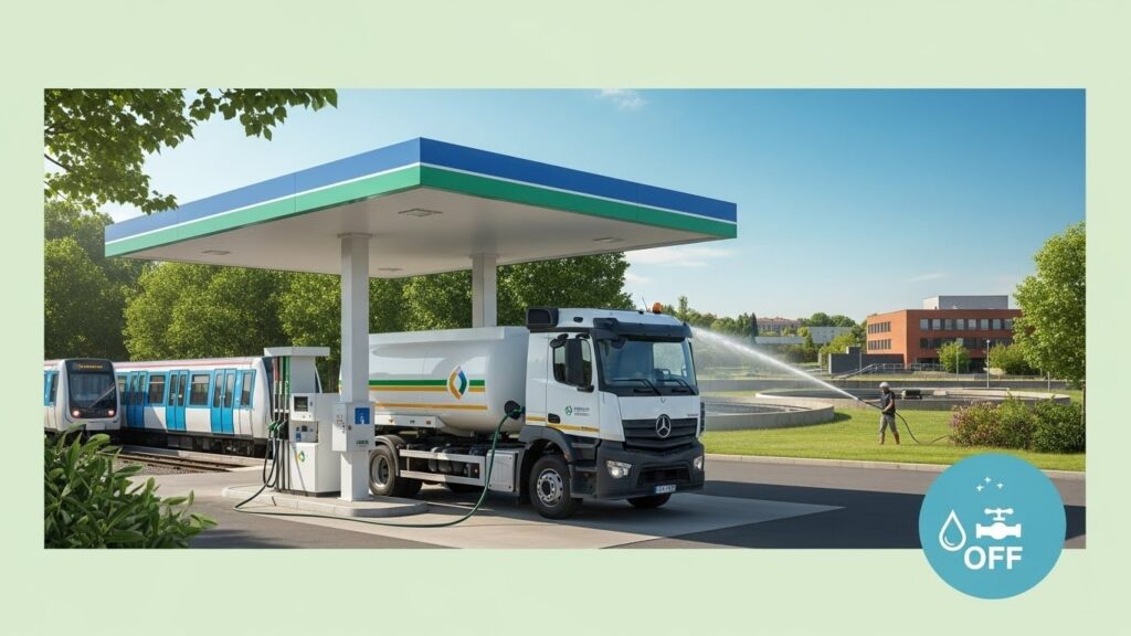 Toulouse Économise l&rsquo;Eau grâce à une Station-Service Innovante