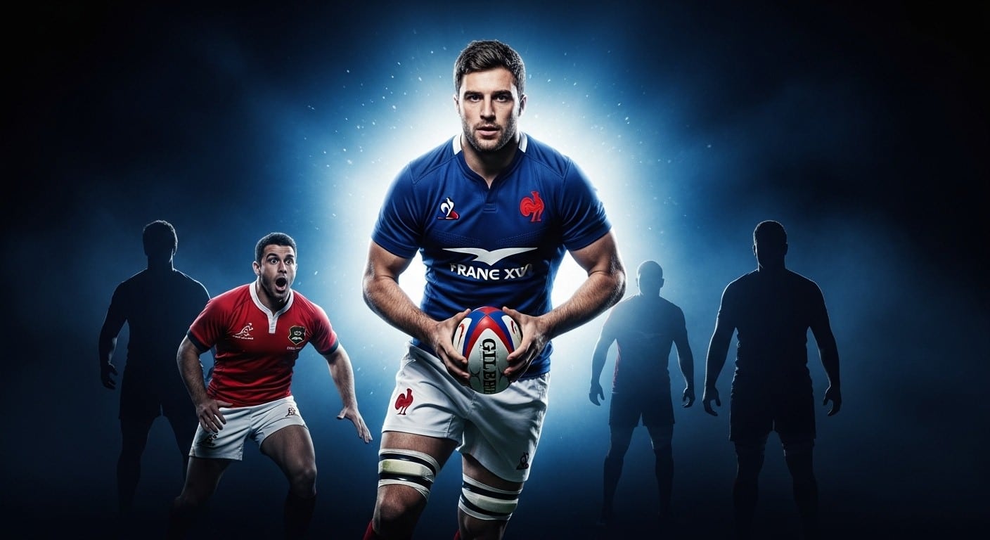 Découvrez la liste choc des 42 joueurs pour le Tournoi des Six Nations 2026 : Antoine Dupont capitaine, absences marquantes de Fickou, Penaud et Alldritt, et la surprise Tom Staniforth. Analyse complète !