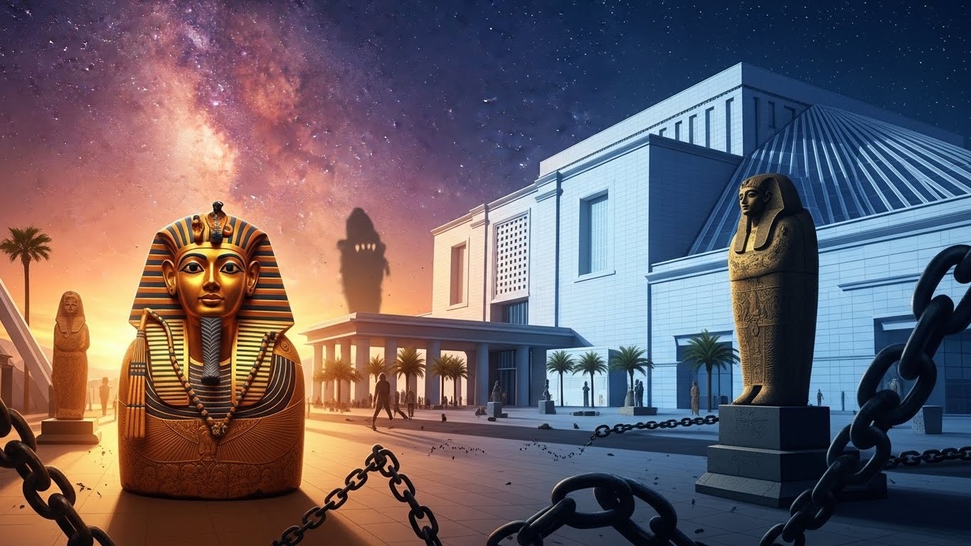 Découvrez comment des trésors pillés en Égypte ont fini exposés au Louvre Abu Dhabi. Un réseau international de trafiquants arnaque les plus grands musées. Enquête choc sur ce scandale artistique.