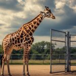 Tragédie au Zoo : Une Girafe Masaï Meurt Coincée dans une Porte