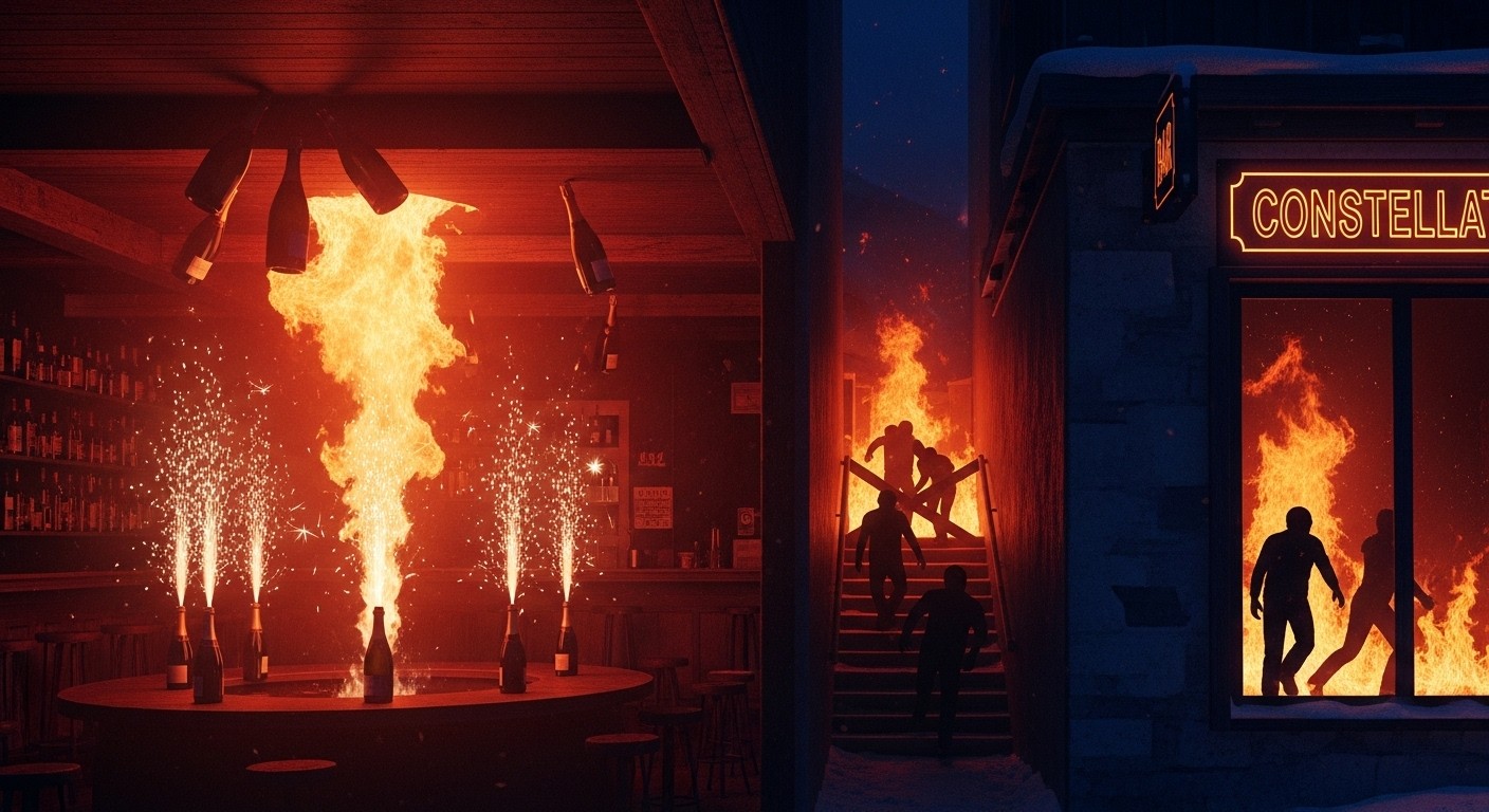 Découvrez la reconstitution détaillée de l'incendie du Nouvel An 2026 à Crans-Montana : 40 morts, 116 blessés. Causes, défaillances et leçons à tirer de ce drame suisse.