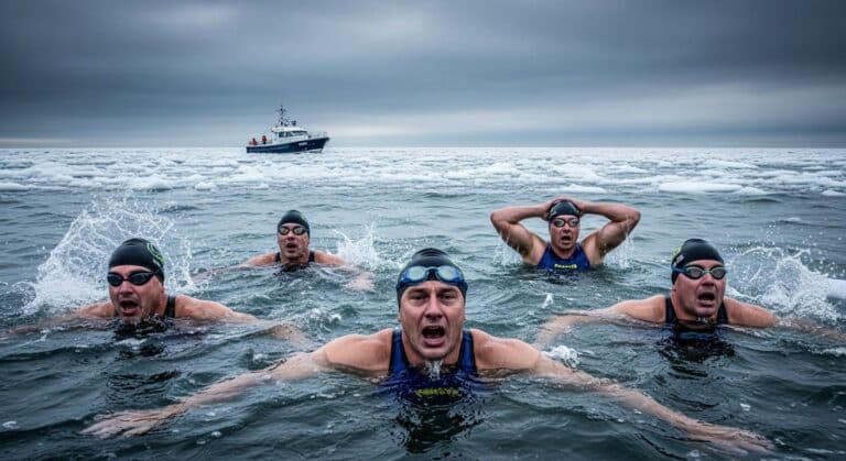 Traversée Manche Sans Combinaison 7°C Exploit