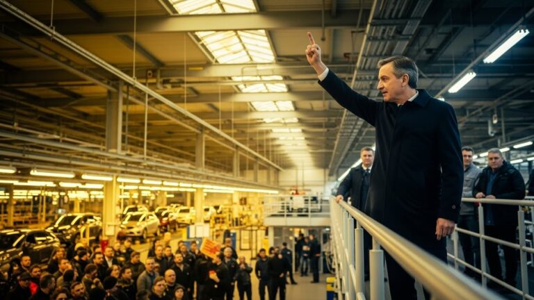 Trump à l&rsquo;Usine Ford : Quand un Geste Cru Fait le Buzz