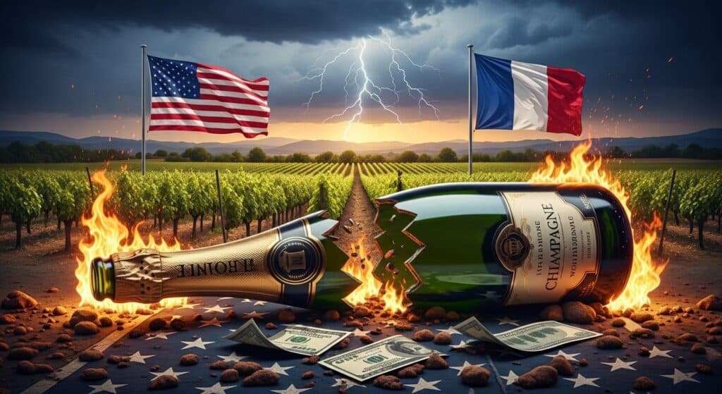Trump et Taxe 200% sur le Champagne : Alerte Rouge pour les Vignerons
