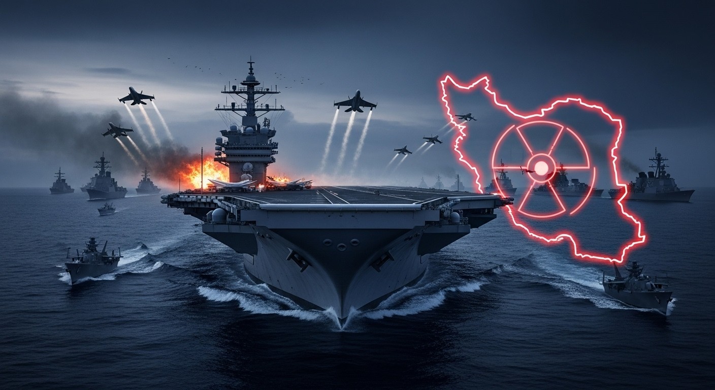 Donald Trump menace l'Iran d'une attaque massive si aucun accord nucléaire n'est signé rapidement. Une armada américaine impressionnante approche : décryptage des tensions explosives au Moyen-Orient.