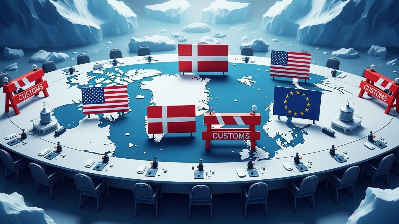 Donald Trump relance son projet d'acquérir le Groenland et menace de taxes les pays qui s'opposent. Tensions avec l'Europe, déploiement militaire : ce qui se joue vraiment en Arctique pour la sécurité mondiale.