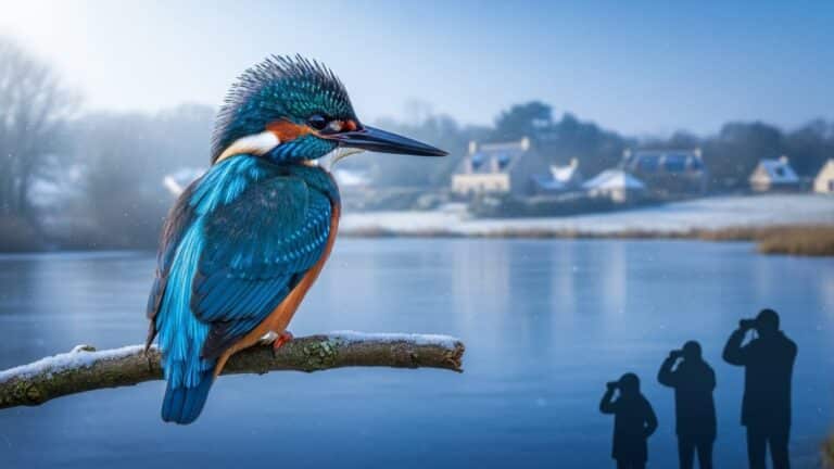 Un Martin-Pêcheur Américain Fait Sensation en Bretagne