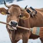 Une Vache Révolutionne la Science : Elle Utilise un Outil Comme un Pro