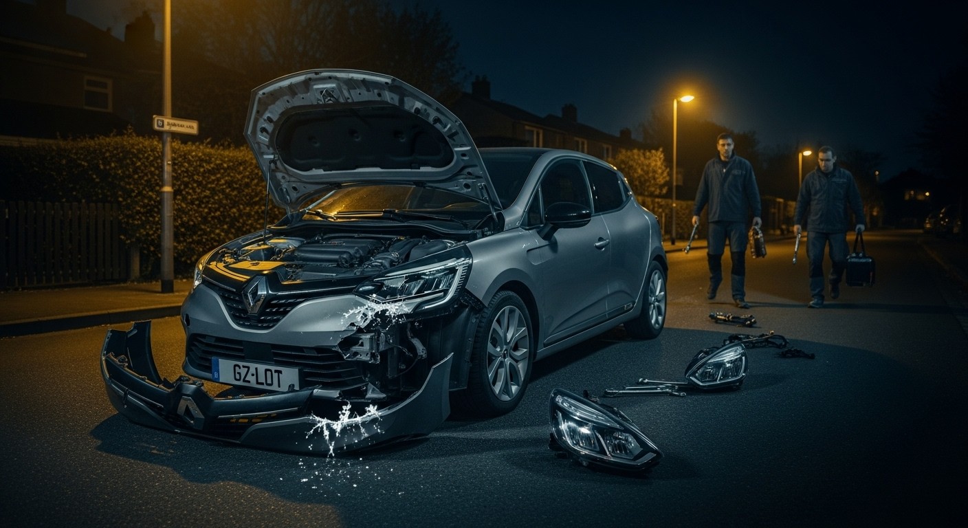 Dans le Val-d'Oise, deux hommes interpellés en flagrant délit alors qu'ils volaient des pièces sur des Renault Clio 5. Un phénomène en hausse qui touche de nombreux propriétaires : enquête, mode opératoire et conseils pour se protéger.