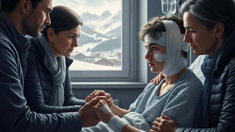 Valentin Toujours en Lutte Après l&rsquo;Incendie de Crans-Montana