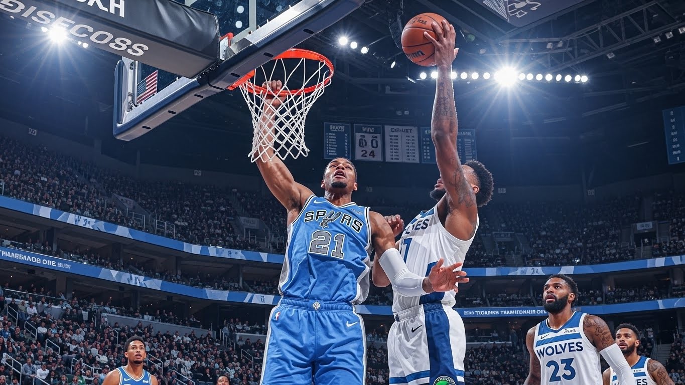 Découvrez comment Victor Wembanyama a brillé avec 39 points face à un Anthony Edwards monstrueux à 55 points. Les Spurs s'imposent 126-123 dans un thriller NBA inoubliable !