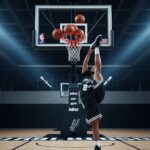 Victor Wembanyama Touche le Panier avec son Pied