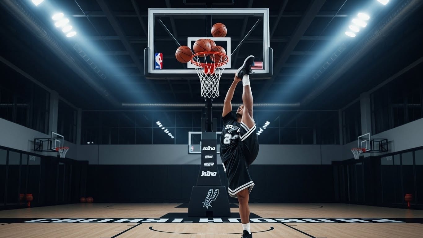 Découvrez le geste incroyable de Victor Wembanyama qui touche le panier avec son pied droit lors de l'échauffement NBA. Souplesse exceptionnelle, retour de blessure et performance XXL : tout sur le phénomène français.