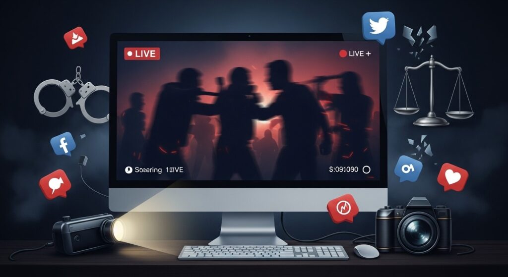 Violences en Direct sur Streaming : Co-Streameurs en Garde à Vue