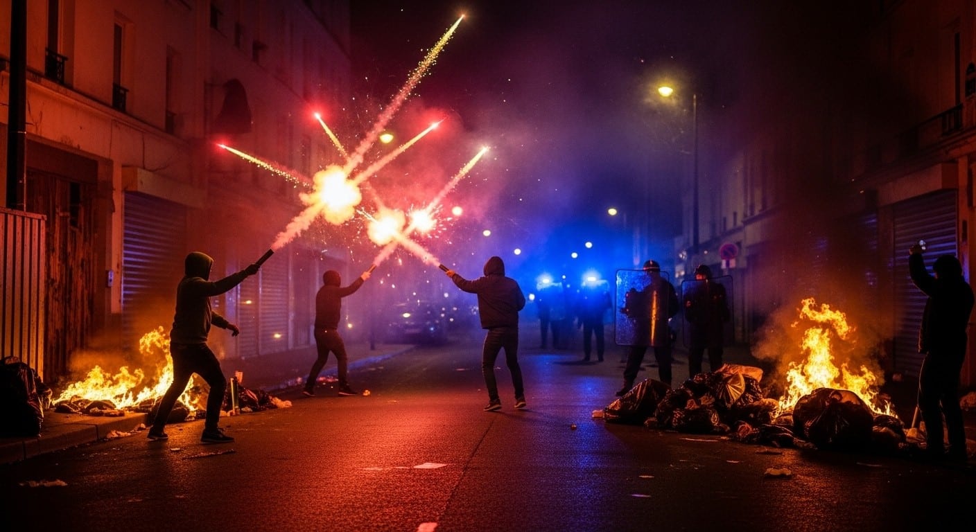 Des scènes tendues dans le XXe arrondissement : barricades, mortiers d'artifice contre les forces de l'ordre et huit jeunes placés en garde à vue. Que s'est-il passé ce vendredi soir ? Décryptage complet.