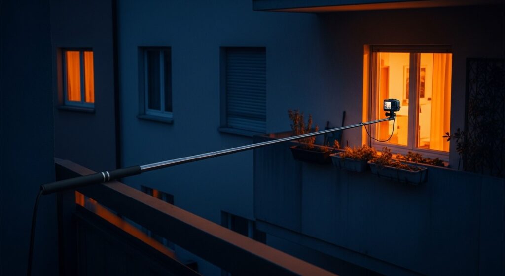 Voisin Condamné Pour Espionnage Avec Perche à Selfie