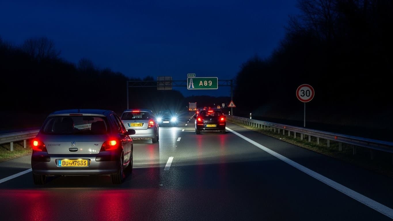 Demi-heure à contresens sur l'A89 en Dordogne : un conducteur sème la panique, fait demi-tour et échappe aux gendarmes. Un miracle sans blessés, mais des questions sur la sécurité routière.