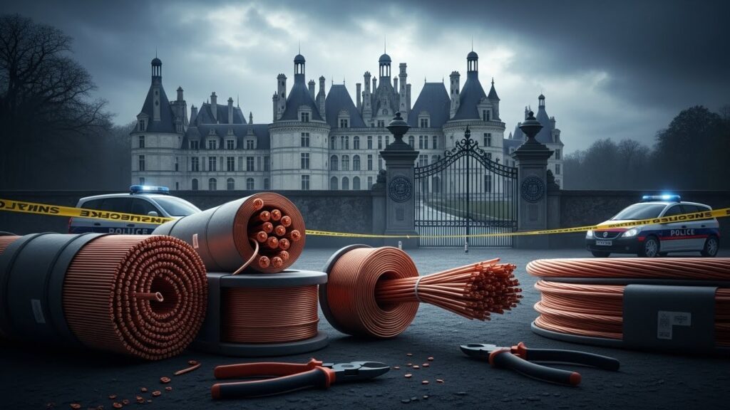 Vols de Câbles en Île-de-France : Château Saisi et Millions Confisqués