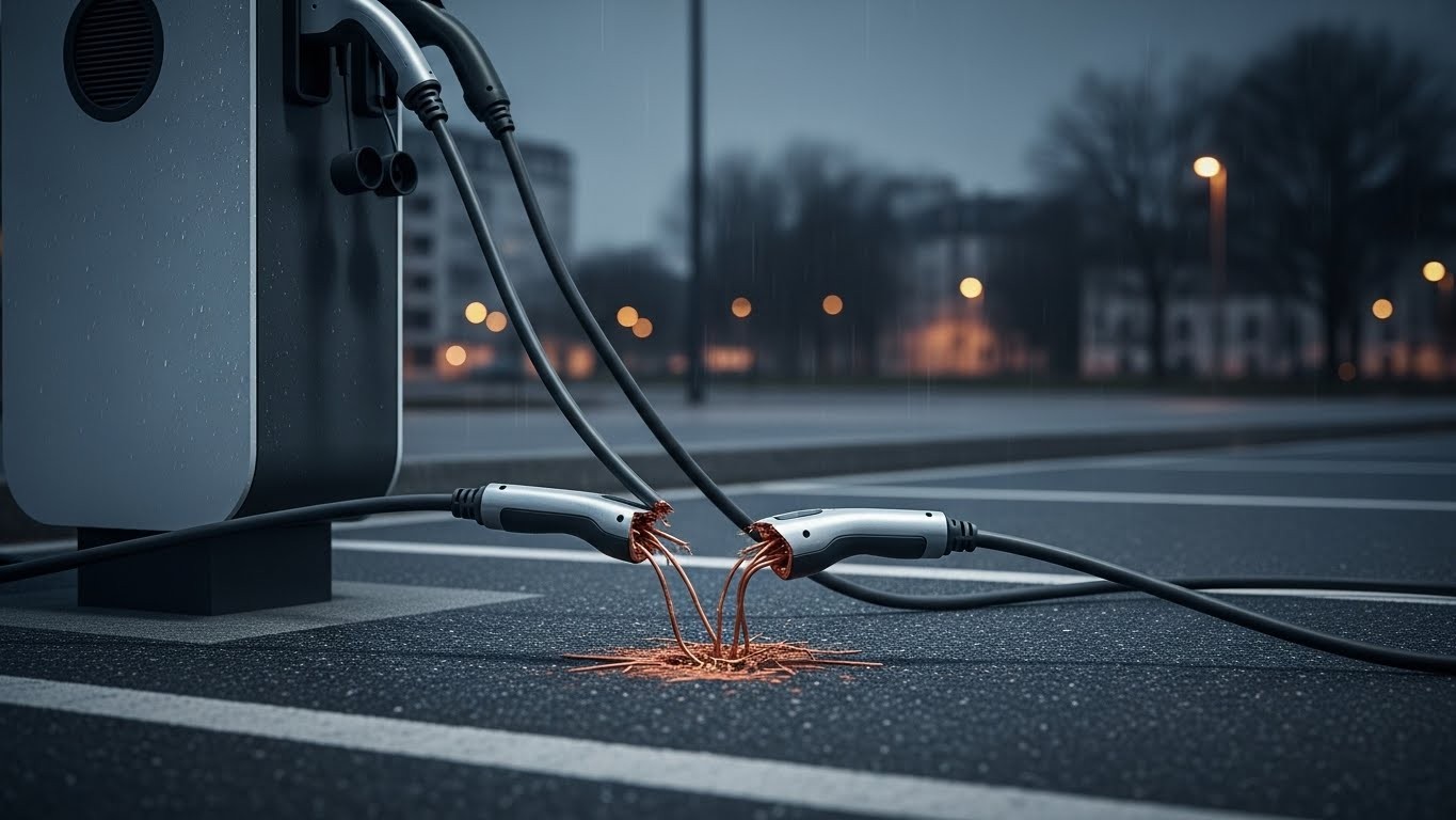Découvrez comment les voleurs de cuivre ciblent désormais les bornes de recharge pour voitures électriques en France. Une vague de vandalisme qui explose, avec des conséquences lourdes pour la transition énergétique.