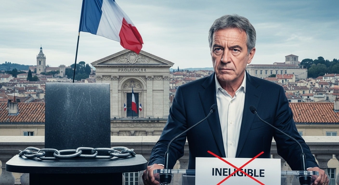 Découvrez les détails de la condamnation du maire d'Orange Yann Bompard à 5 ans d'inéligibilité pour emploi fictif. Impacts politiques locaux et nationaux juste avant les municipales 2026.