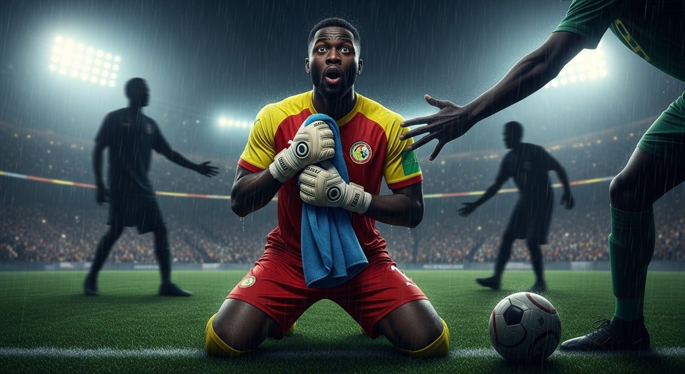 Découvrez le récit surréaliste de Yehvann Diouf sur les tentatives de vol de la serviette d'Edouard Mendy lors de la finale CAN 2025 Sénégal-Maroc. Une anecdote incroyable !