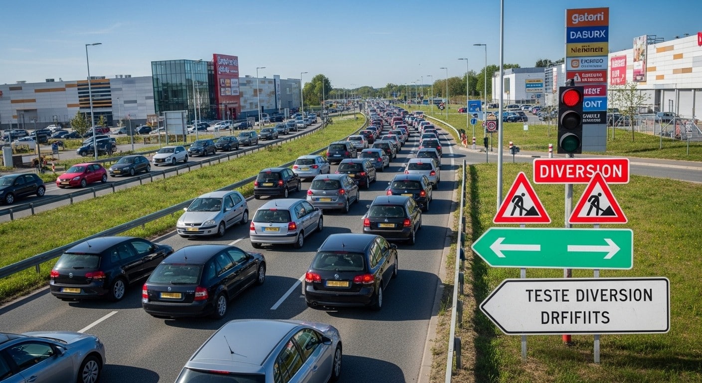 Découvrez les expérimentations lancées dans les Yvelines pour réduire les bouchons autour du centre commercial Mon Grand Plaisir. Des changements concrets dès février pour mieux circuler !